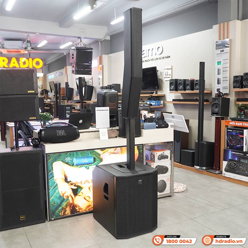 Ảnh minh họa Loa Electro voice Evolve 90, Công suất 2000W (28 Hz - 20 kHz) SPL 134 dB, XLR, RCA, Bluetooth, APP Electro-Voice QuickSmart Mobile 3