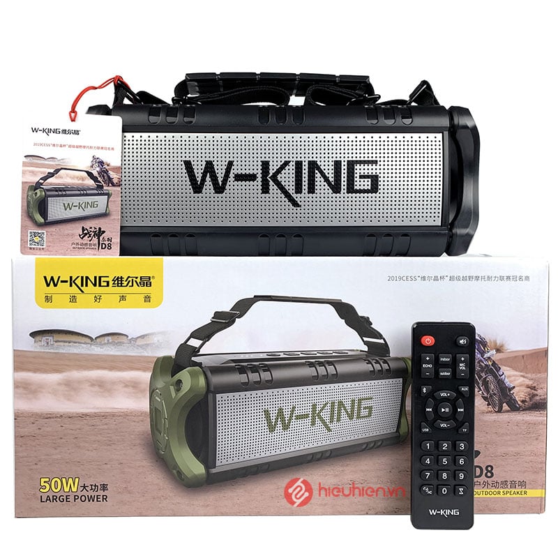 Ảnh minh họa WKing D8 Loa Bluetooth Cao Cấp,Công Suất 50W, chống nước, Bass cực mạnh 1