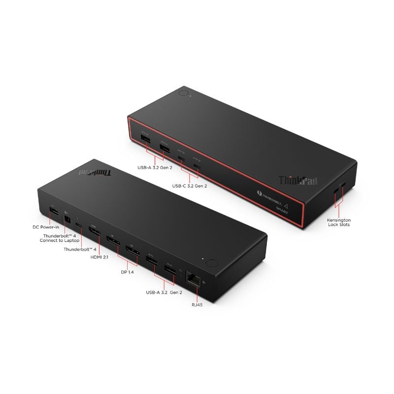 Ảnh minh họa Docking LENOVO ThinkPad Thunderbolt 4 Smart Dock Gen 2 EU/AP | 40BE0135AE 3