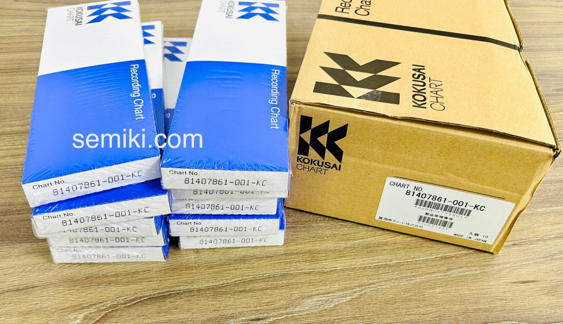 Ảnh minh họa KOKUSAI Chart 81407861-001-KC giấy ghi biểu đồ Honeywell, Yamatake 1