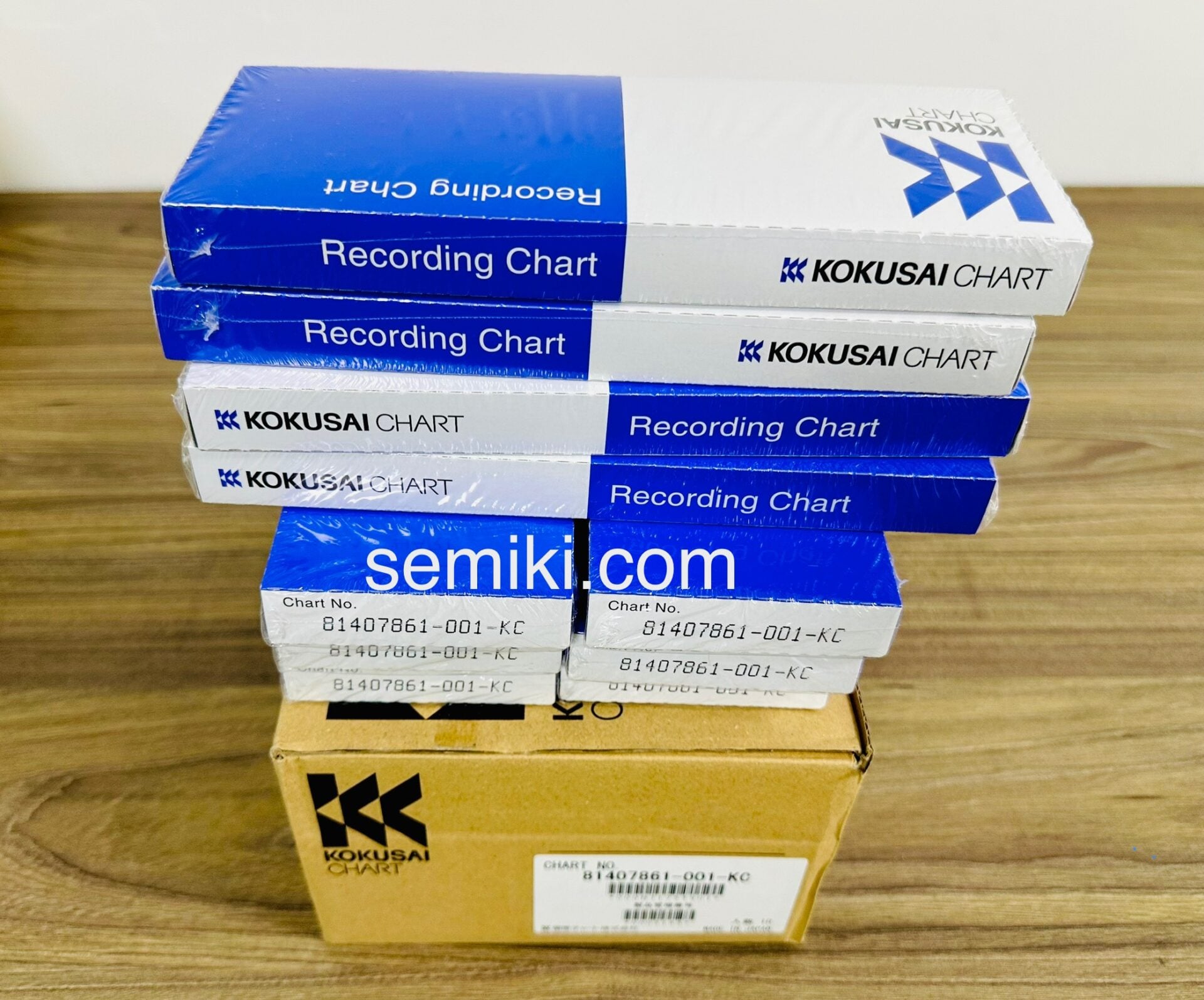 Ảnh minh họa KOKUSAI Chart 81407861-001-KC giấy ghi biểu đồ Honeywell, Yamatake 2