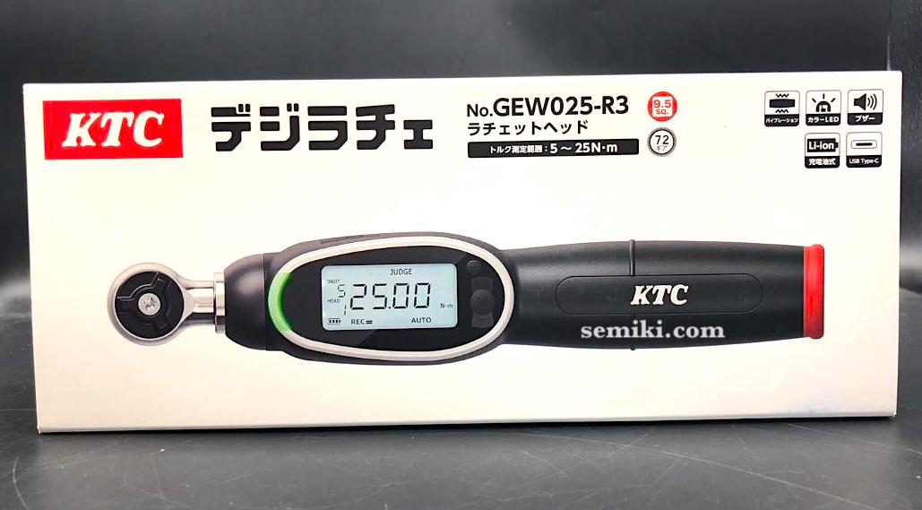 Ảnh minh họa KYOTO TOOL KTC GEW025-R3 cờ lê lực điện tử 5～25N.m 3/8inch 2