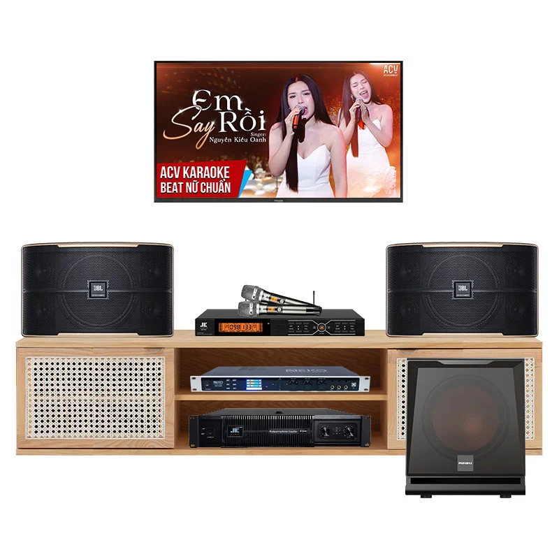 Dàn karaoke JBL GD106 (JBL Pasion 10, Neko DK1000, JKAudio D2400, B3 Pro, sub Paramax D30)