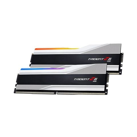 RAM Desktop Gskill TRIDENT Z5 RGB Siliver 64GB (2x32GB) DDR5 6000Mhz