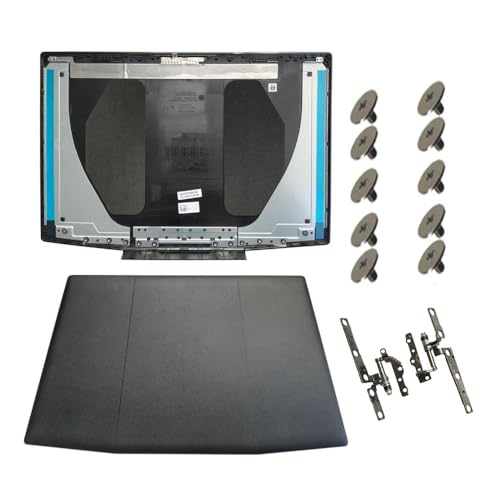 Ảnh minh họa Thay Vỏ Laptop Dell G3 15 3590 0747KP 747KP 15-3590 (G3 3500) P89F Shell Black with Blue Logo and Hinges Laptop Replacement LCD Top Back Cover Case Compatible for Zin 1