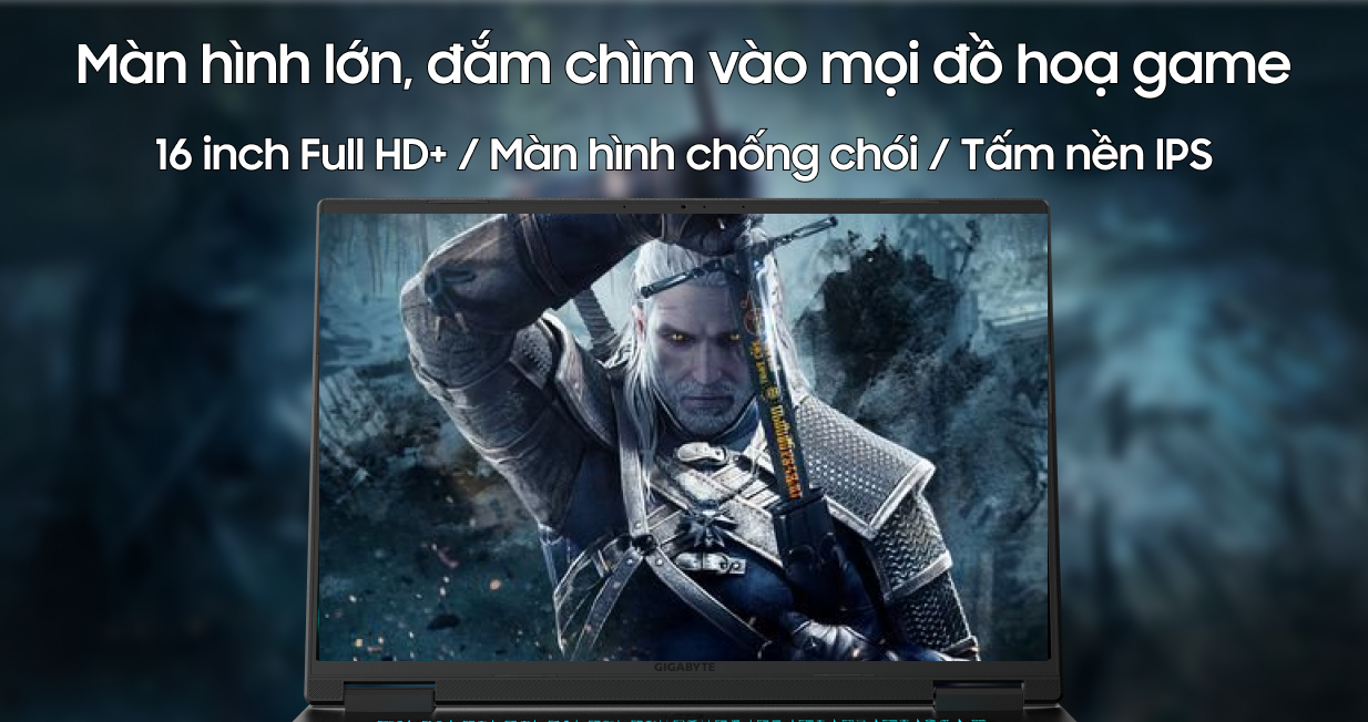 Ảnh minh họa Laptop Gigabyte Gaming A16 GA65H-5THP3VN893SH 2
