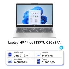  Laptop HP 14-ep1137TU C2CY8PA 