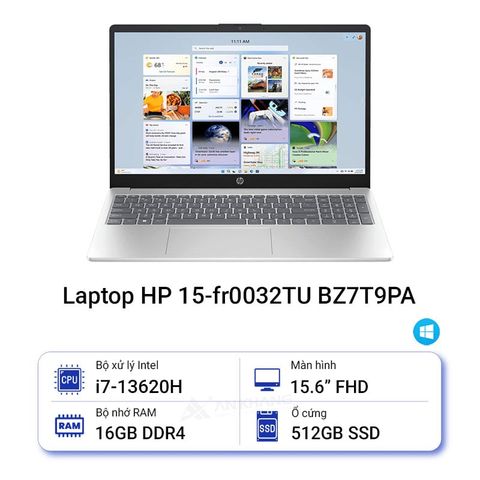 Laptop HP 15-fr0032TU BZ7T9PA
