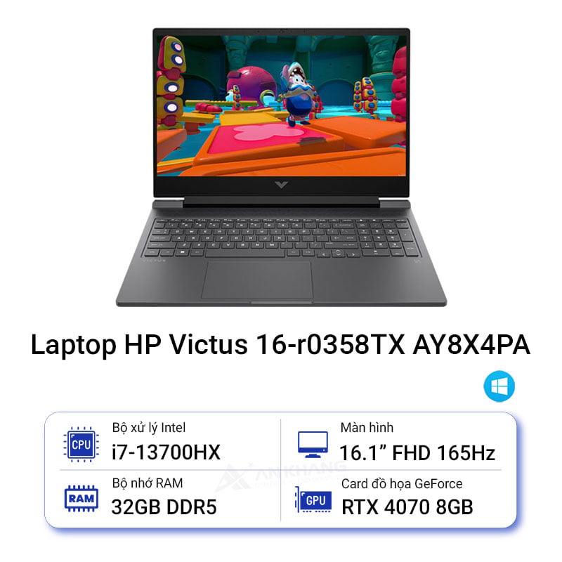 Laptop HP Victus 16-r0358TX AY8X4PA