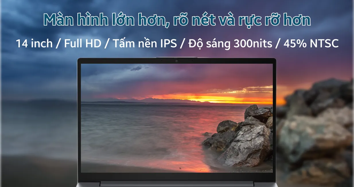 Ảnh minh họa Laptop Lenovo Lenovo V14 G5 IRL 83HD005JVN 2