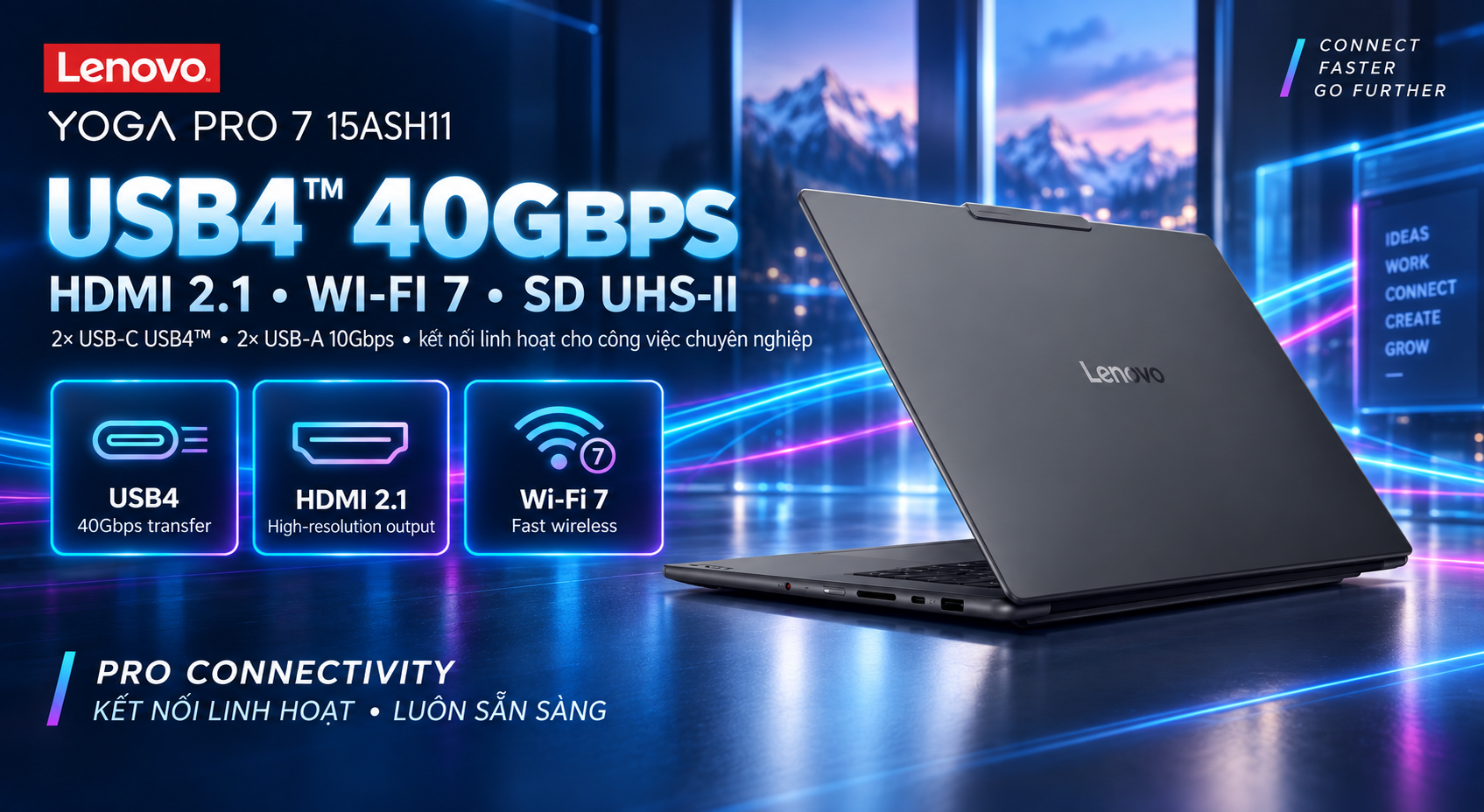 Ảnh minh họa Laptop Lenovo Yoga Pro 7 15ASH11 83W5000SVN 3