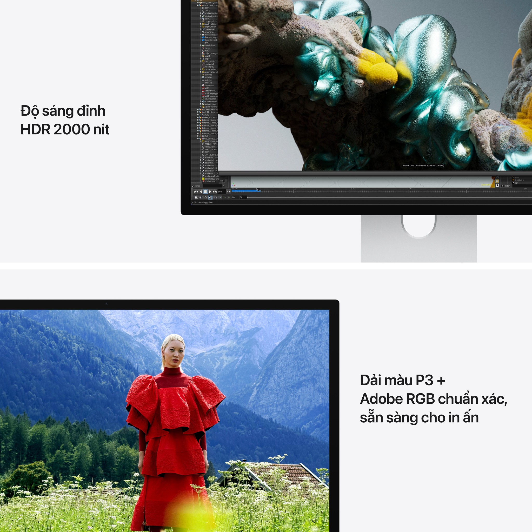 Ảnh minh họa Apple Studio Display XDR 27 5K Ngàm VESA 2026 | Chính hãng Apple Việt Nam 3