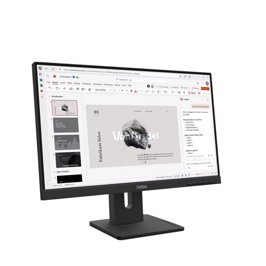 Ảnh minh họa Màn hình Lenovo ThinkVision E22-40 (21.5 inch/FHD/IPS/100Hz/4ms/loa) (64C9MAR6VN) 1