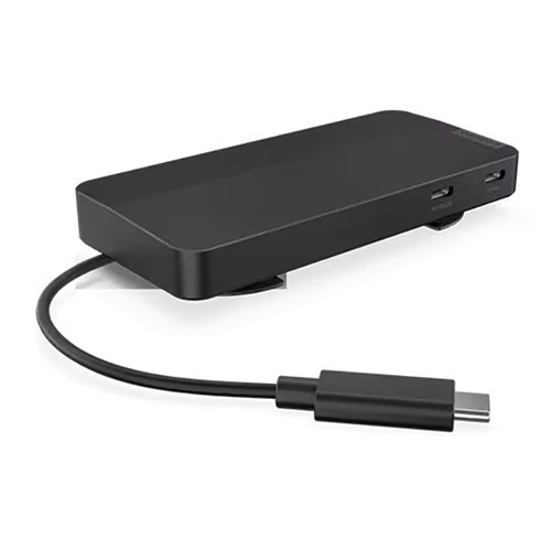 Ảnh minh họa Lenovo USB-C Dual Display Travel Dock (w/ adapter) 40B90100EU 3