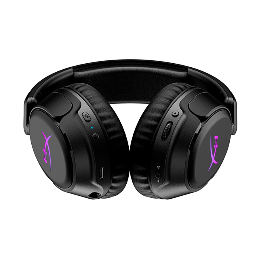 Ảnh minh họa Tai Nghe Gaming Không Dây HyperX Cloud Flight 2 Wireless Black (B5VC4AA) | Wireless 2.4GHz, Bluetooth 5.3, RGB, Pin đến 150 giờ 1