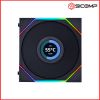 Fan Case LIAN LI UNI FAN TL WIRELESS LCD 120 - BLACK - NGƯỢC/ XUÔI