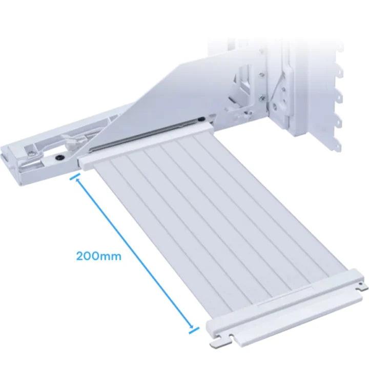 Ảnh minh họa Lian Li Bộ gá GPU dọc 4 khe (VG4v4) - Trắng 1