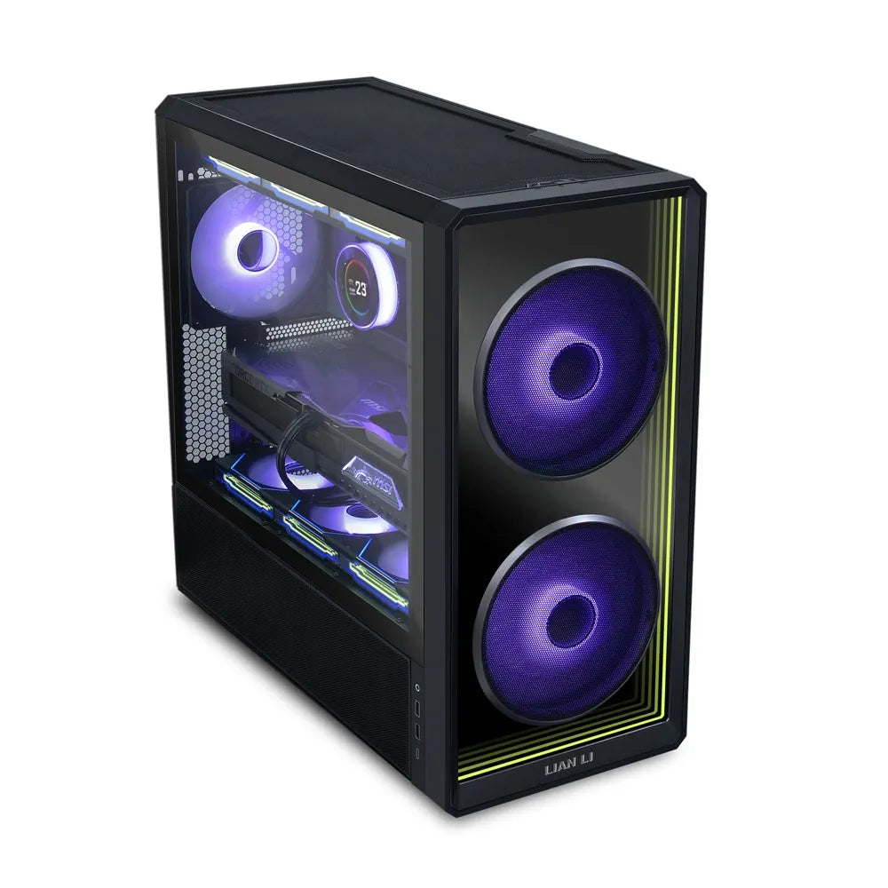 Ảnh minh họa LIAN LI Lancool 217 INF Vỏ máy tính ATX - Black (3 quạt ARGB) 2