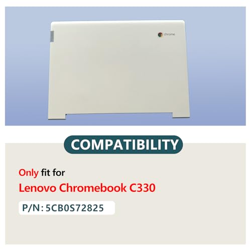 Ảnh minh họa Thay Vỏ Laptop Lenovo Chromebook 11 C330 Laptop Top LCD Lid Back Cover Rear Case with Antenna 5CB0S72825 Replacement for Zin 2
