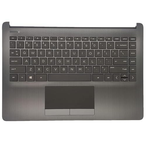 Ảnh minh họa Thay Vỏ Laptop HP 14Z-DK 14-DK 14-CF 14S-CF 14-DF Series Laptop Non-Backlit Keyboard Assembly Top Cover Touchpad L24818-001 Gray Replacement Upper Case Palmrest for Zin 1