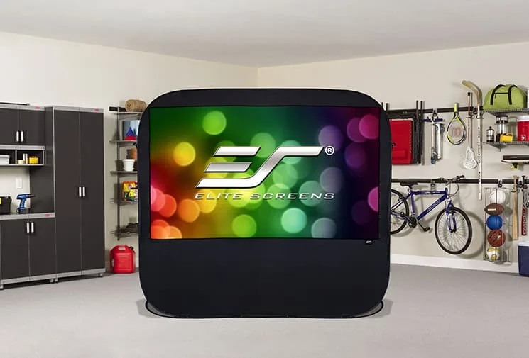Ảnh minh họa Màn chiếu Elite Screens Pop-up Cinema 92 inch POP92H – Màn khung lò xo bung nhanh 2
