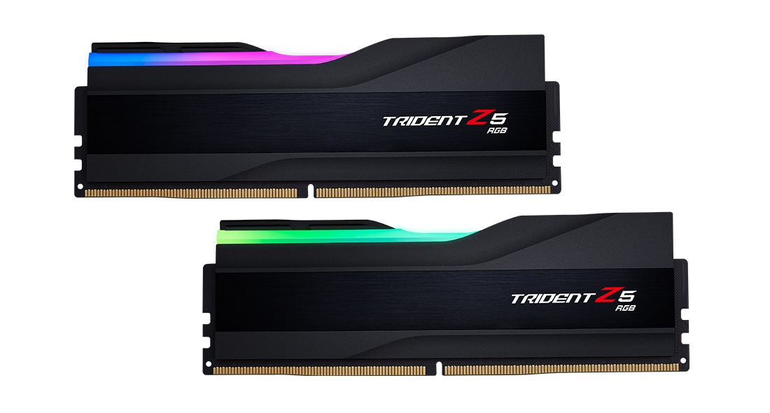RAM G.Skill Trident Z5 RGB 16GB (1x16GB) 5600 DDR5 Black (F5-5600U3636C16GX2-TZ5RK)