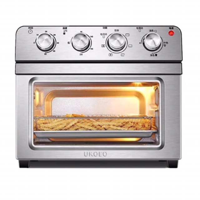 Ảnh minh họa Lò Nướng Kiêm Nồi Chiên Không Dầu UKOEO T35 1