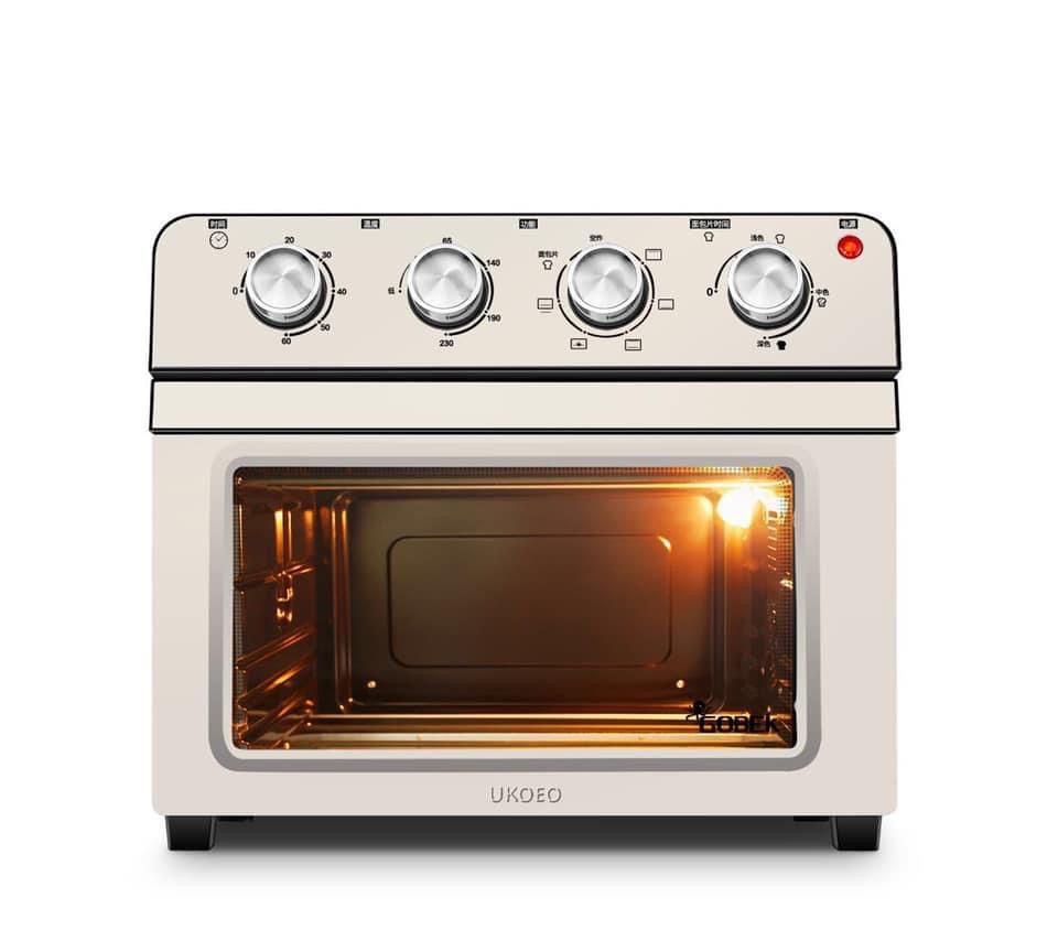 Ảnh minh họa Lò Nướng Kiêm Nồi Chiên Không Dầu UKOEO T35 2
