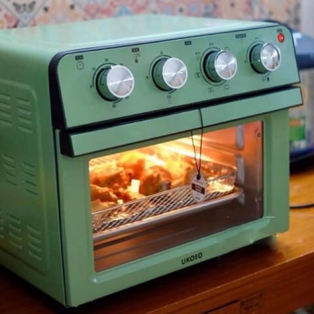 Ảnh minh họa Lò Nướng Kiêm Nồi Chiên Không Dầu UKOEO T35 3