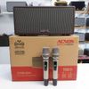 Loa Acnos CS366 Plus | Loa karaoke Xách Tay 150W, Kèm 2 Micro