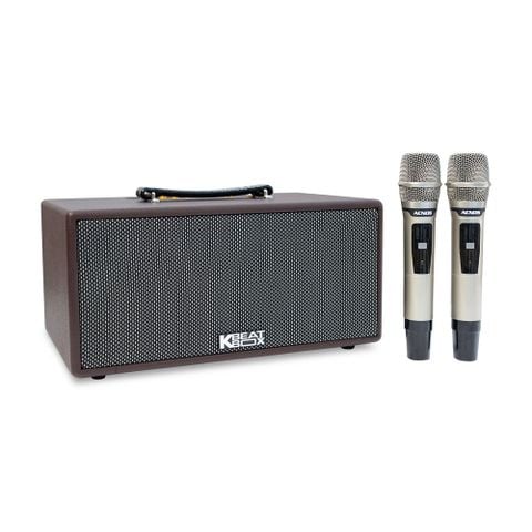 Loa Acnos CS366 Plus | Loa karaoke Xách Tay 150W, Kèm 2 Micro