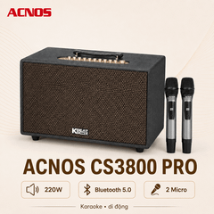  Loa Acnos CS3800 Pro (220W, Bluetooth 5.0, 2 Micro) 