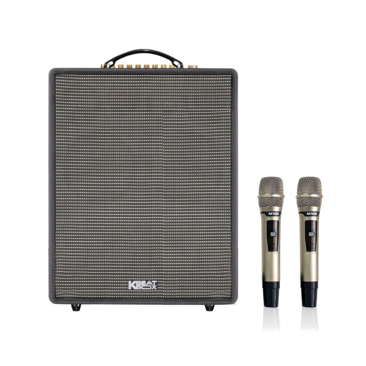 Loa Acnos CS552 Plus (4 bass 20cm, 300W, Kèm 2 micro UHF)