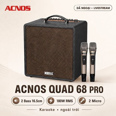 Loa Acnos QUAD 68 Pro (Bass đôi 16cm)
