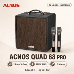  Loa Acnos QUAD 68 Pro (Bass đôi 16cm) 