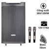 Loa Acnos Top 530, Bass 50cm, Công Suất 300W, Bluetooth, 2 Tay Micro