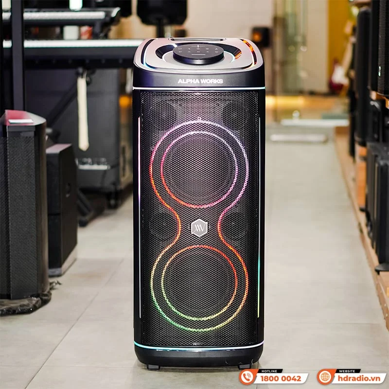 Ảnh minh họa Loa Alpha Works Genbeat 510 (Bluetooth 5.4, Công suất 500W RMS, LED Đẹp) 1