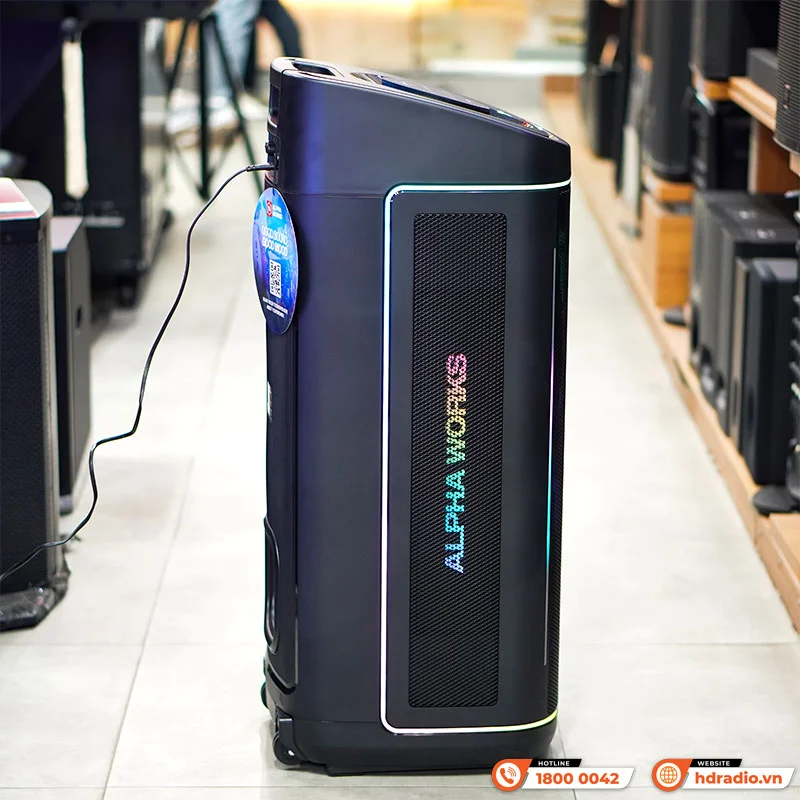 Ảnh minh họa Loa Alpha Works Genbeat 510 (Bluetooth 5.4, Công suất 500W RMS, LED Đẹp) 3