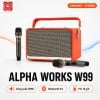 Loa Alpha Works W99 (220W, Pin 14h, Bluetooth V6.0, Kèm 2 micro)