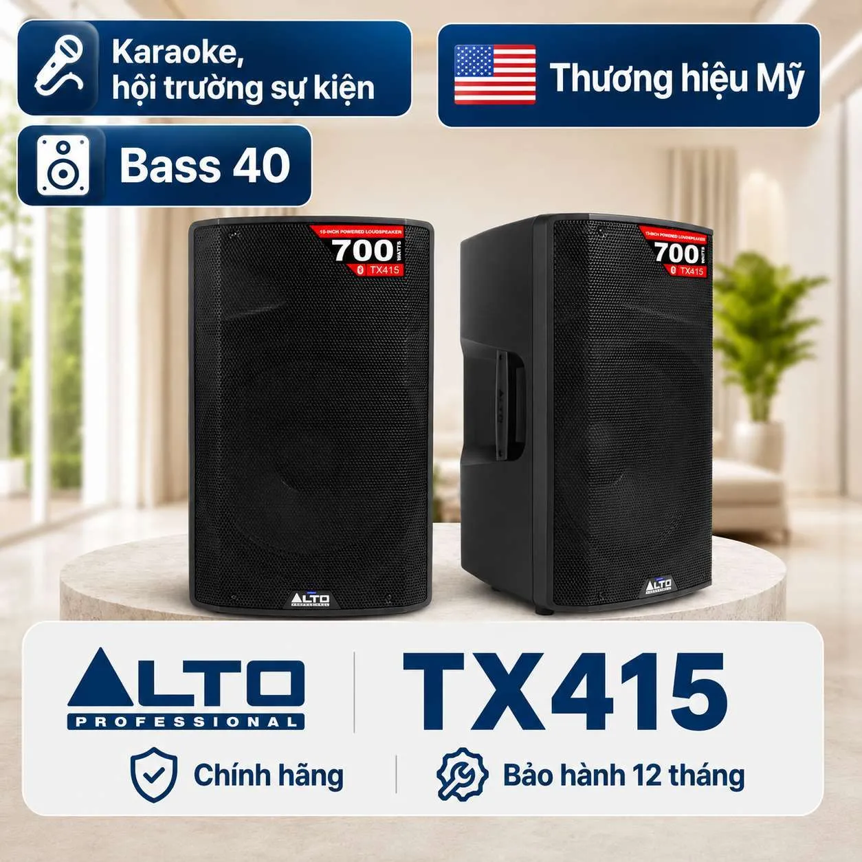 Ảnh minh họa Loa Alto TX415 (Active, Bass 40, Có Bluetooth) 1