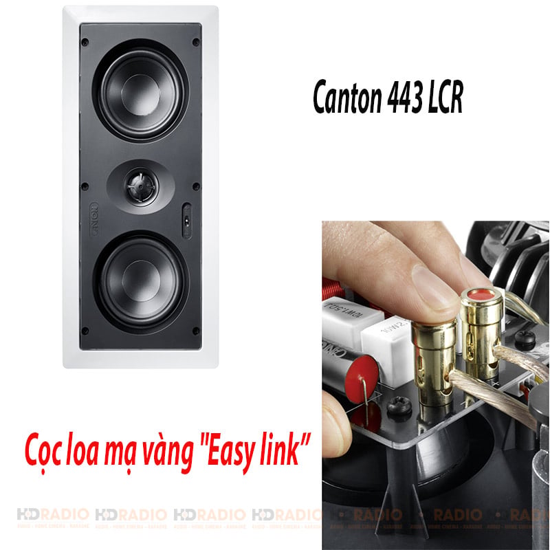Ảnh minh họa Loa Âm Tường Canton 443 LCR, Bass 11.5cm, 80W 3
