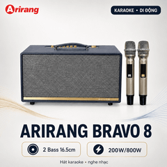  Loa Arirang Bravo 8 (2 Bass 16.5 cm, 200W/800W) 