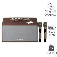  Loa Arirang MB2 Pro+ Plus, Công Suất 200W, Bass 16.5 cm, Kèm 2 Tay Mic 