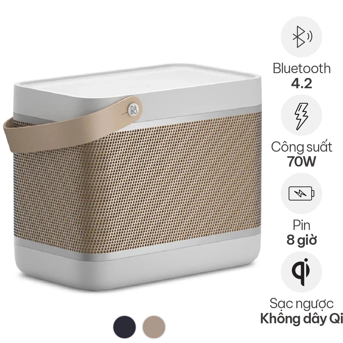 Loa B&O Beolit 20 (70W, Pin 8h, Sạc không dây)