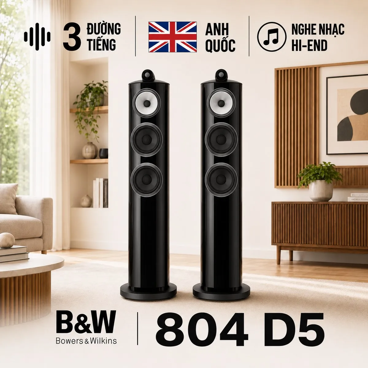 Ảnh minh họa Loa B&W 804 D5 (Sản xuất tại Anh) 1