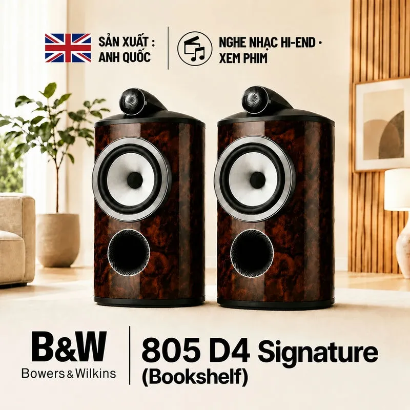 Ảnh minh họa Loa B&W 805 D4 Signature (Bookshelf, SX: Anh Quốc) 1