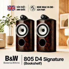  Loa B&W 805 D4 Signature (Bookshelf, SX: Anh Quốc) 