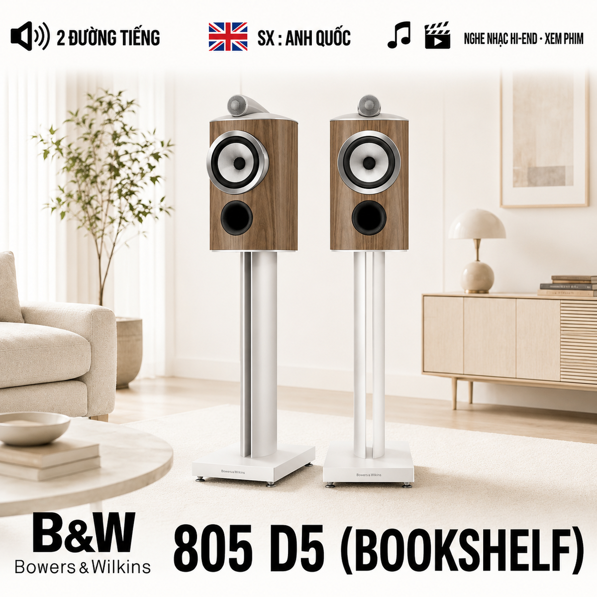 Loa B&W 805 D5 (Bookshelf)