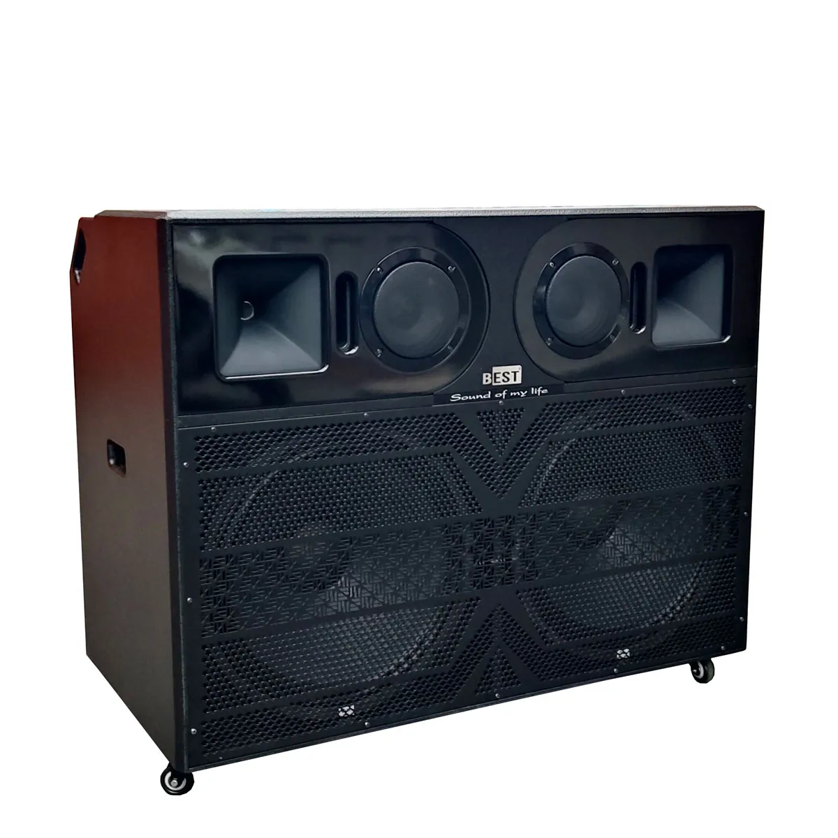 Ảnh minh họa Loa BEST ST-50 (Bass đôi 6 Inch, kèm 2 Micro không dây) 2