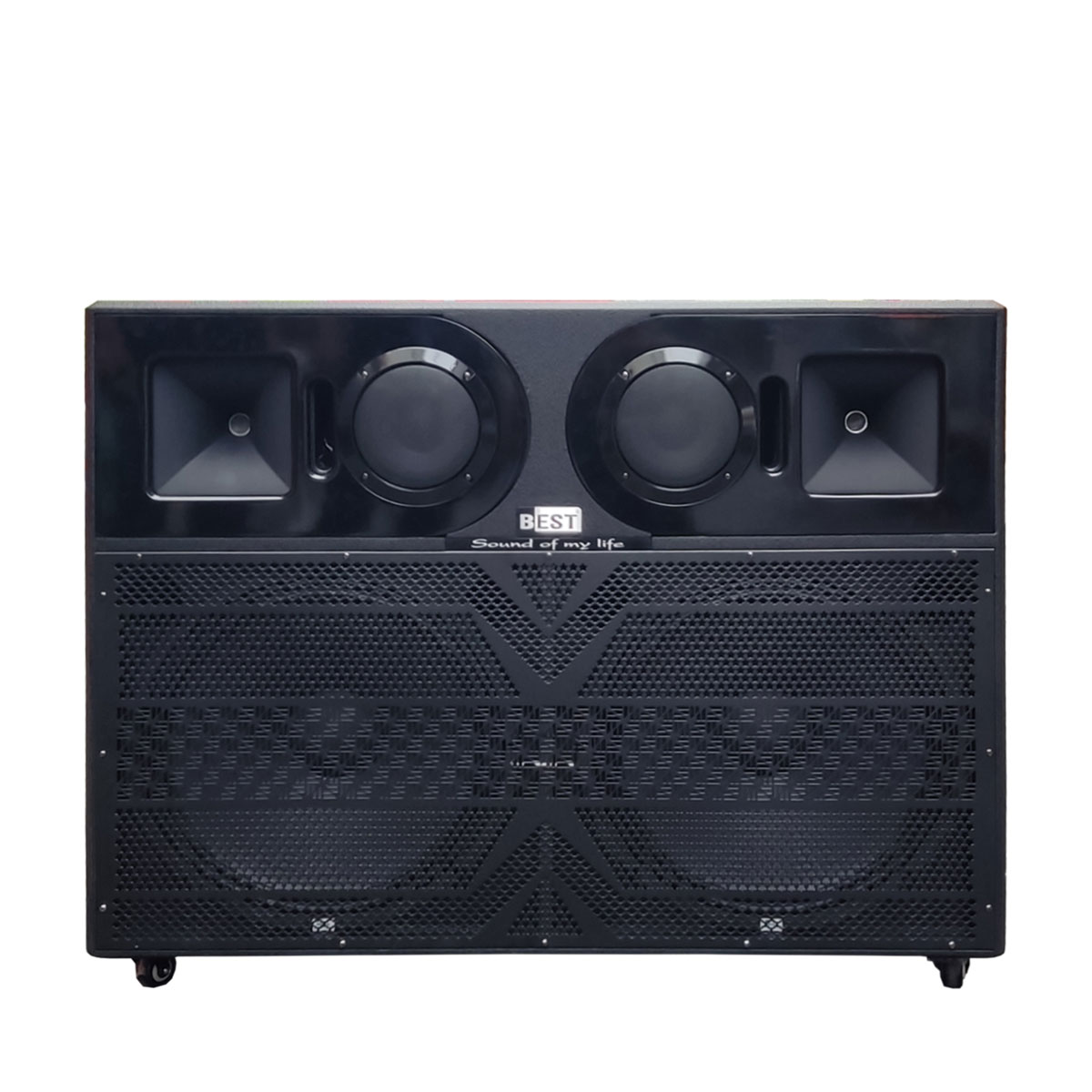 Loa BEST ST-50 (Bass đôi 6 Inch, kèm 2 Micro không dây)